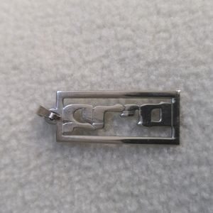 Sterling silver Hebrew name pendant (Miriam)